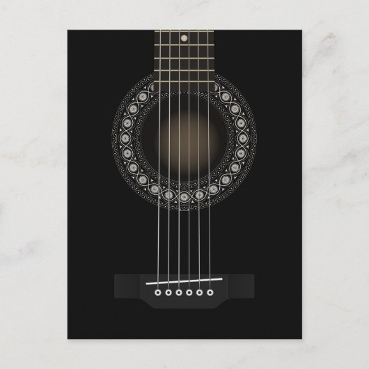 Acoustic Guitar Briefkaart (Voorkant)