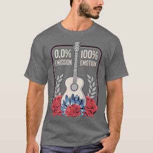 Acoustic Guitar Clothing Roos100 Emotion Funny Mus T-shirt