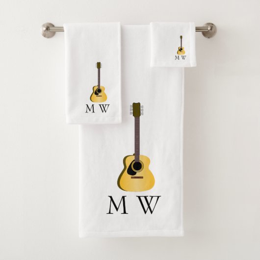 Acoustic Guitar Design Monogrammed (En situation)