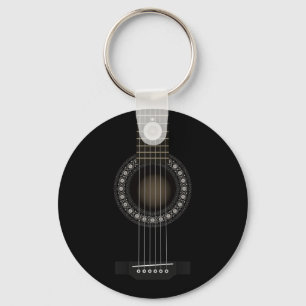 Acoustic Guitar Flag Sleutelhanger