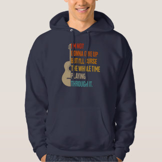 Acoustic Guitar Graphic Funny Music Concert Hoodie