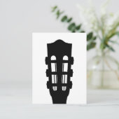 Acoustic Guitar Head Briefkaart (Staand voorkant)