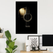Acoustic Guitar Lite Poster (Thuiskantoor)