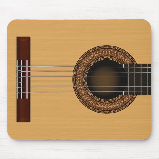 Acoustic Guitar Mousepad Muismat (Voorkant)