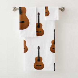 Acoustic Guitar Musical Bad Handdoek