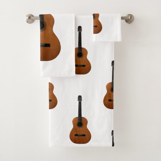 Acoustic Guitar Musical Bad Handdoek (Insitu)