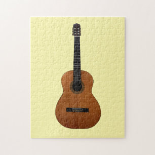 Acoustic Guitar Musical Cute Yellow Legpuzzel