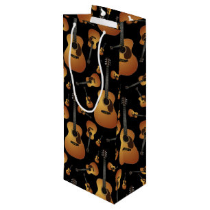 Acoustic Guitar Musician Music Teacher Wijn Cadeautas