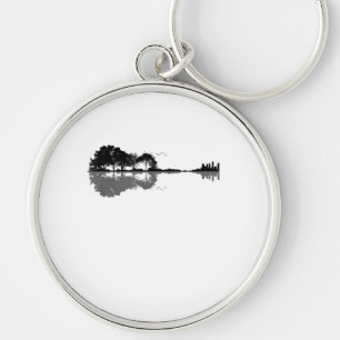 Acoustic Guitar Natuur Est Music Bass Guitarist Sleutelhanger