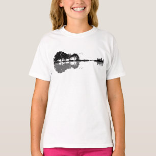 Acoustic Guitar Natuur Est Music Bass Guitarist T-shirt
