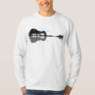 Acoustic Guitar Natuur Est Music Bass Guitarist T-shirt