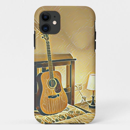 Acoustic guitar player gift Case-Mate iPhone case (Achterkant)