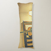 Acoustic guitar player gift lichaamskussen (Voorkant Verticaal)