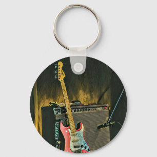 Acoustic guitar player gift sleutelhanger
