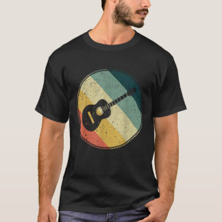 Acoustic Guitar Retro stijl Gitarist Muziek T-shirt