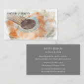 Acoustic Guitar Sketch Waterverf Visitekaartje (Voorkant / Achterkant)