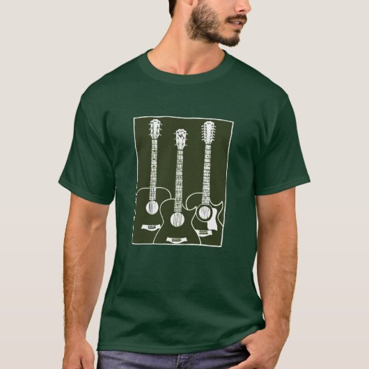 acoustic guitars t-shirt (Voorkant)