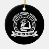 Acoustic Neuroma Unbreekbaar Keramisch Ornament (Voorkant)