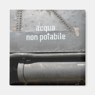 Acqua Non Potabile - drink niet Magneet