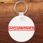 Acquintance Stamp Sleutelhanger (Achterkant)