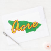 Acre Rechthoekige Sticker (Envelop)