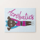 Acro Acrobat Dance Overweging Acrobat Tumbling Legpuzzel (Horizontaal)