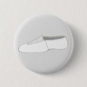 Acro acrobatiek gymnast dans schoen verjaardagsfee ronde button 5,7 cm (Voorkant)