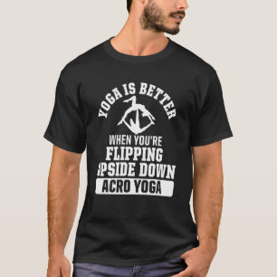 Acro Yoga Oefening Gymnastiek Acrobatische Kunsten T-shirt