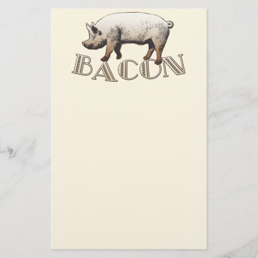 Acrobat BACON Pig Briefpapier (Voorkant)