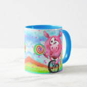 Acrobat Cochon Mug (Devant droit)