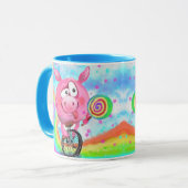 Acrobat Cochon Mug (Devant gauche)