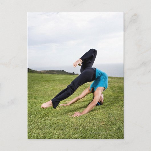 Acrobat en Contortionisten Briefkaart (Voorkant)