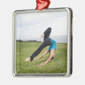 Acrobat en Contortionisten Metalen Ornament (Links)