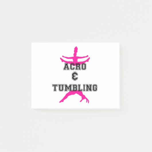 Acrobat en Tumbling Post-it® Notes (Voorkant)