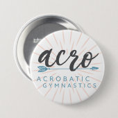 Acrobat Gymnastics Button (Voorkant /achterkant)