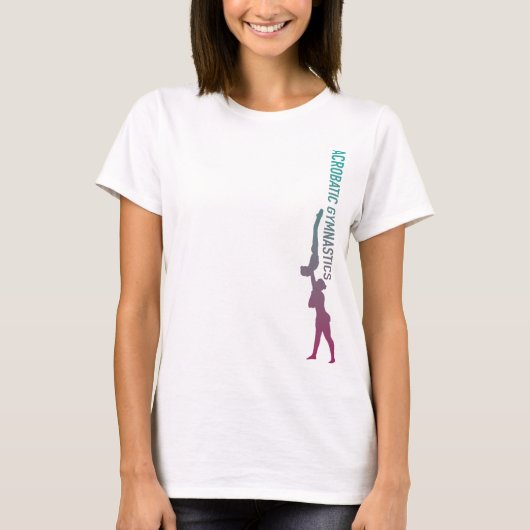 Acrobat Gymnastics Ombre T-Shirt (Voorkant)