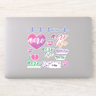 Acrobat Gymnastiek Vinyl Decals Sticker