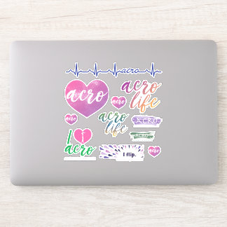 Acrobat Gymnastiek Vinyl Decals Sticker