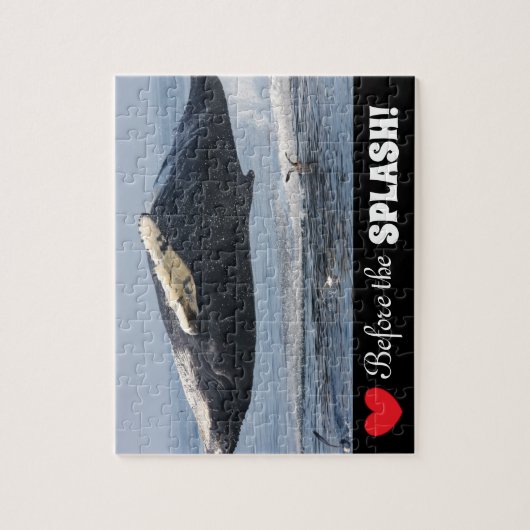 Acrobat Humpback Whale Legpuzzel (Verticaal)