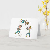 Acrobat Kaart (Gele Bloem)