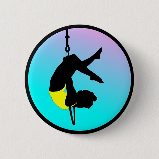 Acrobat of New Circus Ronde Button 5,7 Cm (Voorkant)