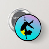 Acrobat of New Circus Ronde Button 5,7 Cm (Voorkant /achterkant)