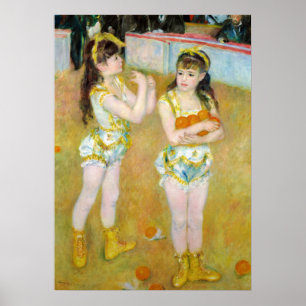 Acrobat op het Cirque Fernando door Renoir Poster