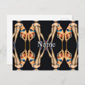 Acrobat  Pinups Thunder_Cove Briefkaart (Voorkant / Achterkant)