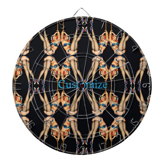 Acrobat  Pinups Thunder_Cove Dartbord (Voorkant)