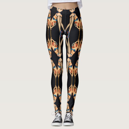 Acrobat Pinups Thunder_Cove Leggings (Voorkant)