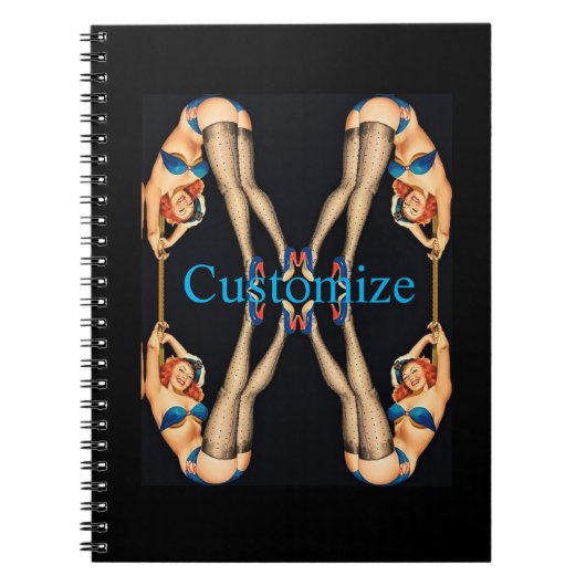 Acrobat  Pinups Thunder_Cove Notitieboek (Voorkant)