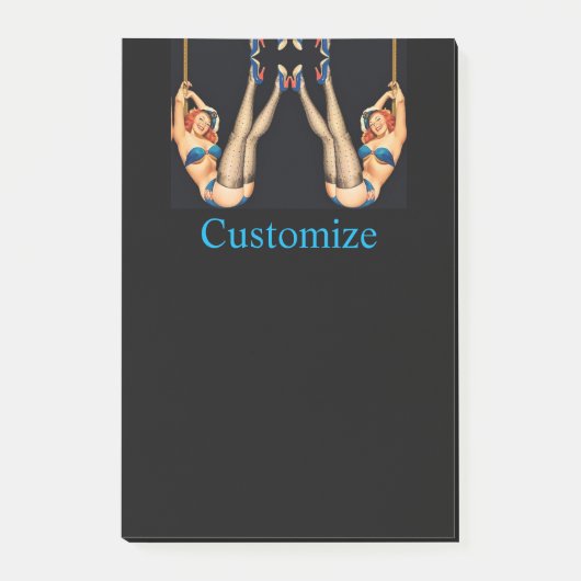 Acrobat  Pinups Thunder_Cove Post-it® Notes (Voorkant)