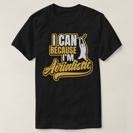 Acrobat-Shirt dat ik kan verklaren omdat Ix27m Aer T-shirt (Design voorkant)