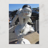 Acrobat Statue Briefkaart (Voorkant)